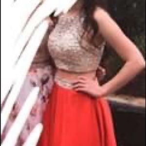 Two-Piece Prom Dress